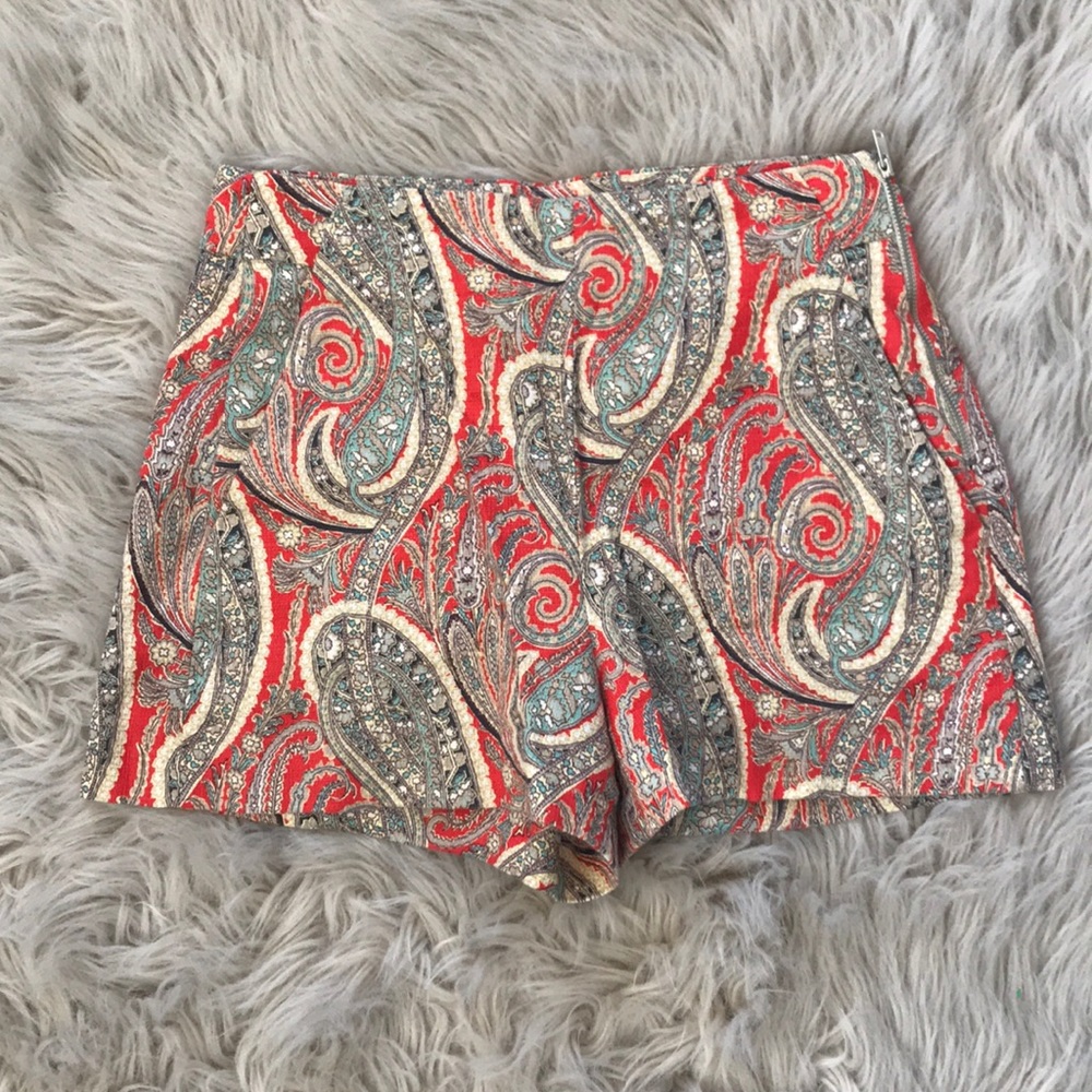 Zara high-wasted shorts